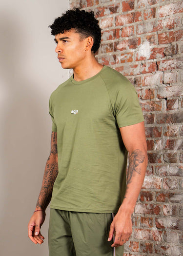 Hugo Boss T-shirts T-shirts rn slim fit - open green
