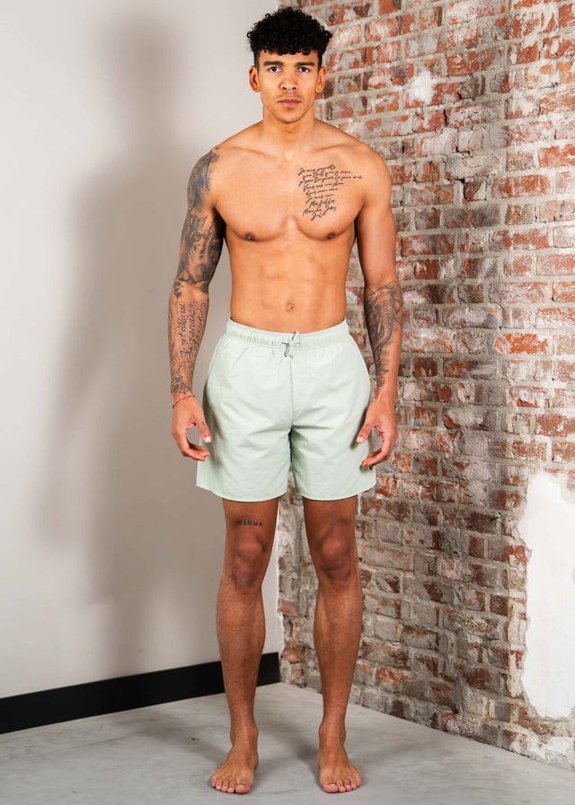 Lyle & Scott Zwembroeken Plain swim short - misty sage
