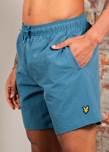 Lyle & Scott Zwembroeken Plain swim short - denim jeans