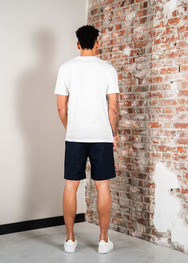 Lyle & Scott Korte Broeken Linen short - dark navy
