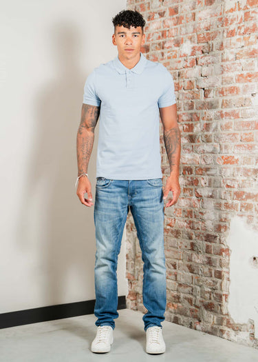 Hugo Boss Polo's Passenger - light pastel blue