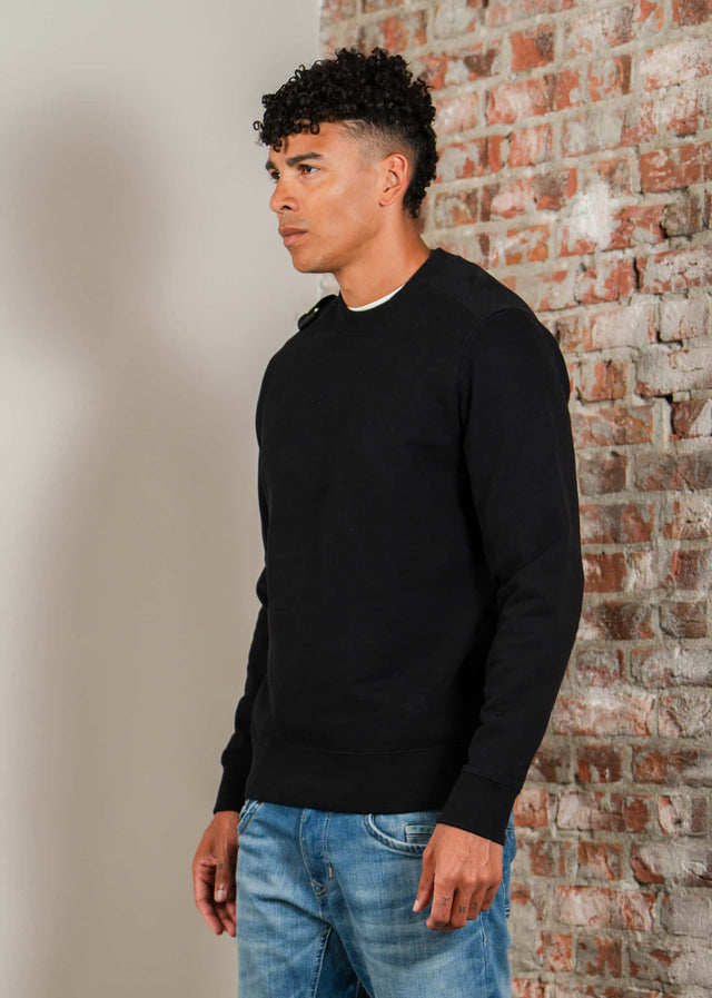 MA.Strum Truien Mastrum crew sweat - jet black