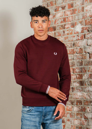 Fred Perry Truien Crew neck sweatshirt - oxblood ecru