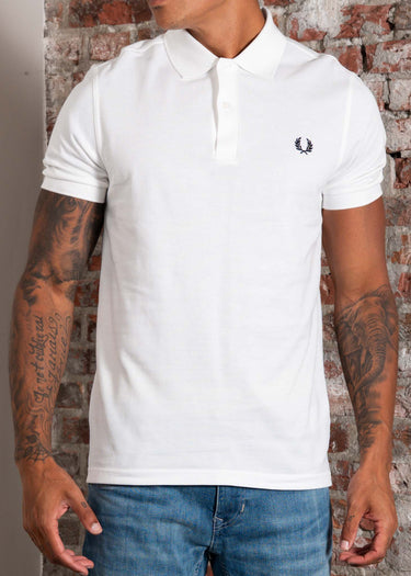 Fred Perry Polo's Plain Fred Perry polo shirt - white