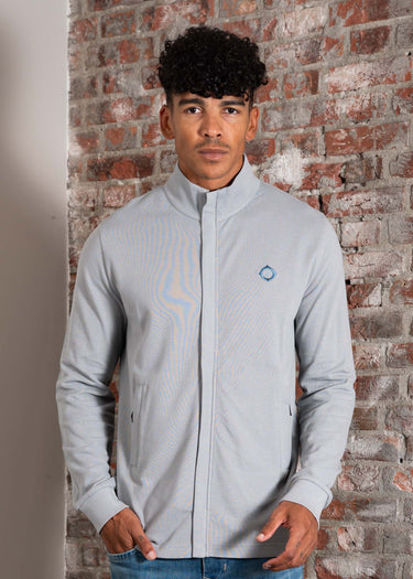 MA.Strum Vesten Pique full zip - battleship grey