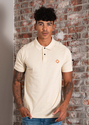MA.Strum Polo's Ss pique polo - burnt cream