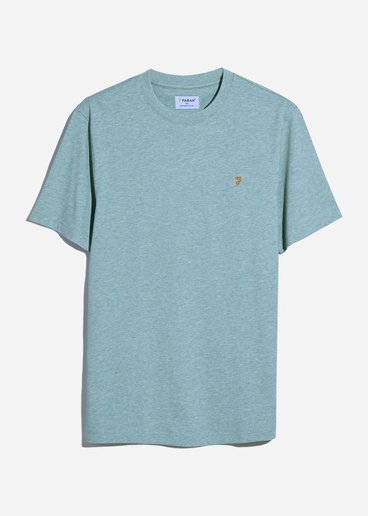 Farah T-shirts Danny reg ss tee - grove green marl