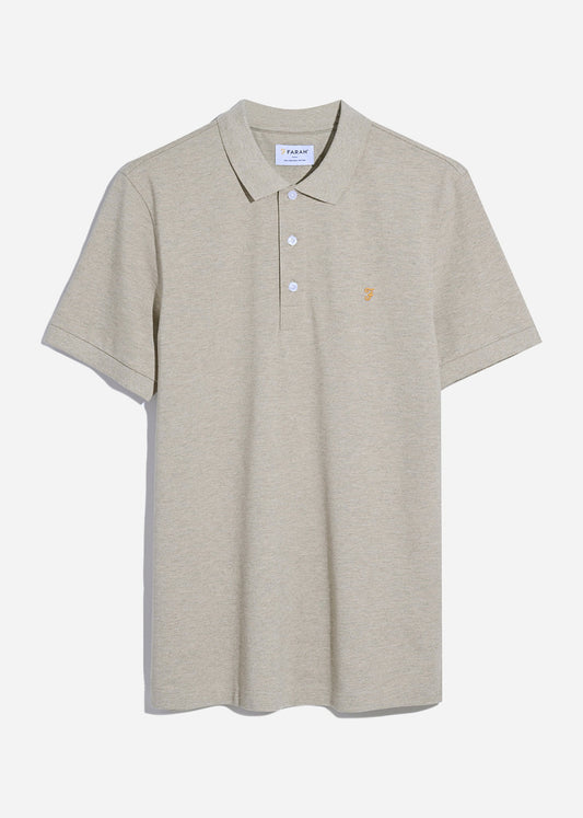 Farah Polo's Blanes ss polo - haxelnut marl