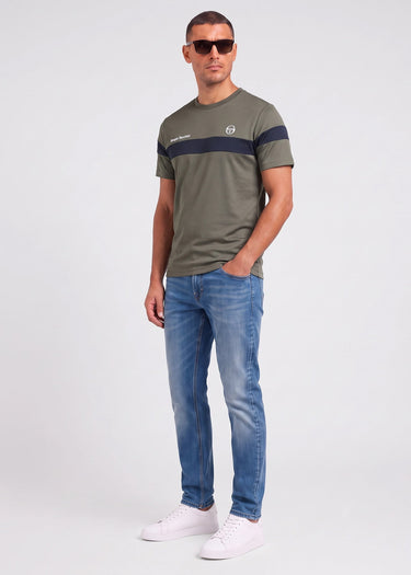 Sergio Tacchini T-shirts Leone pl t-shirt - forest night