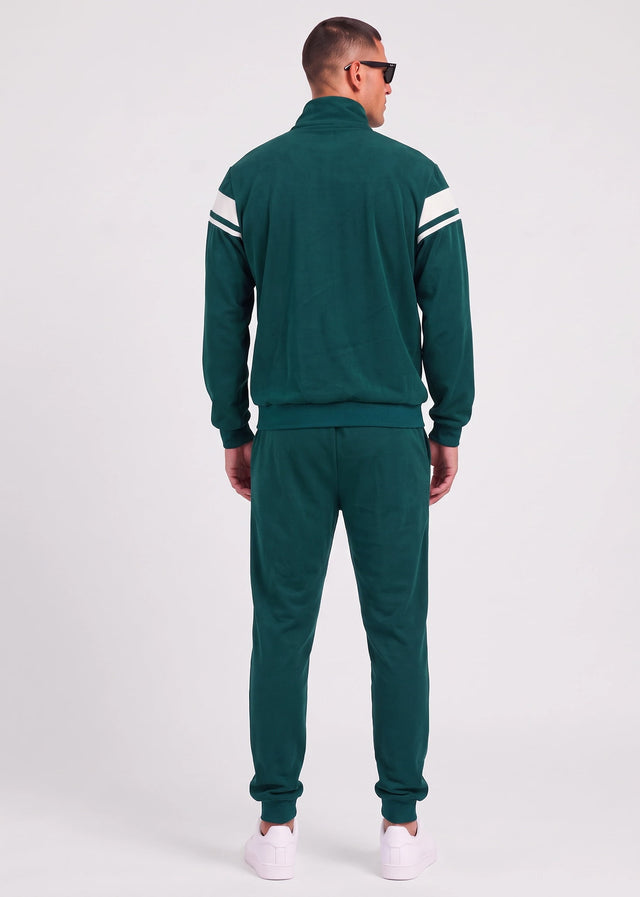 Sergio Tacchini Vesten Damarindo velour tracktop - pineneedle