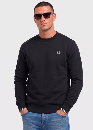 Fred Perry Truien Crew neck sweatshirt - black