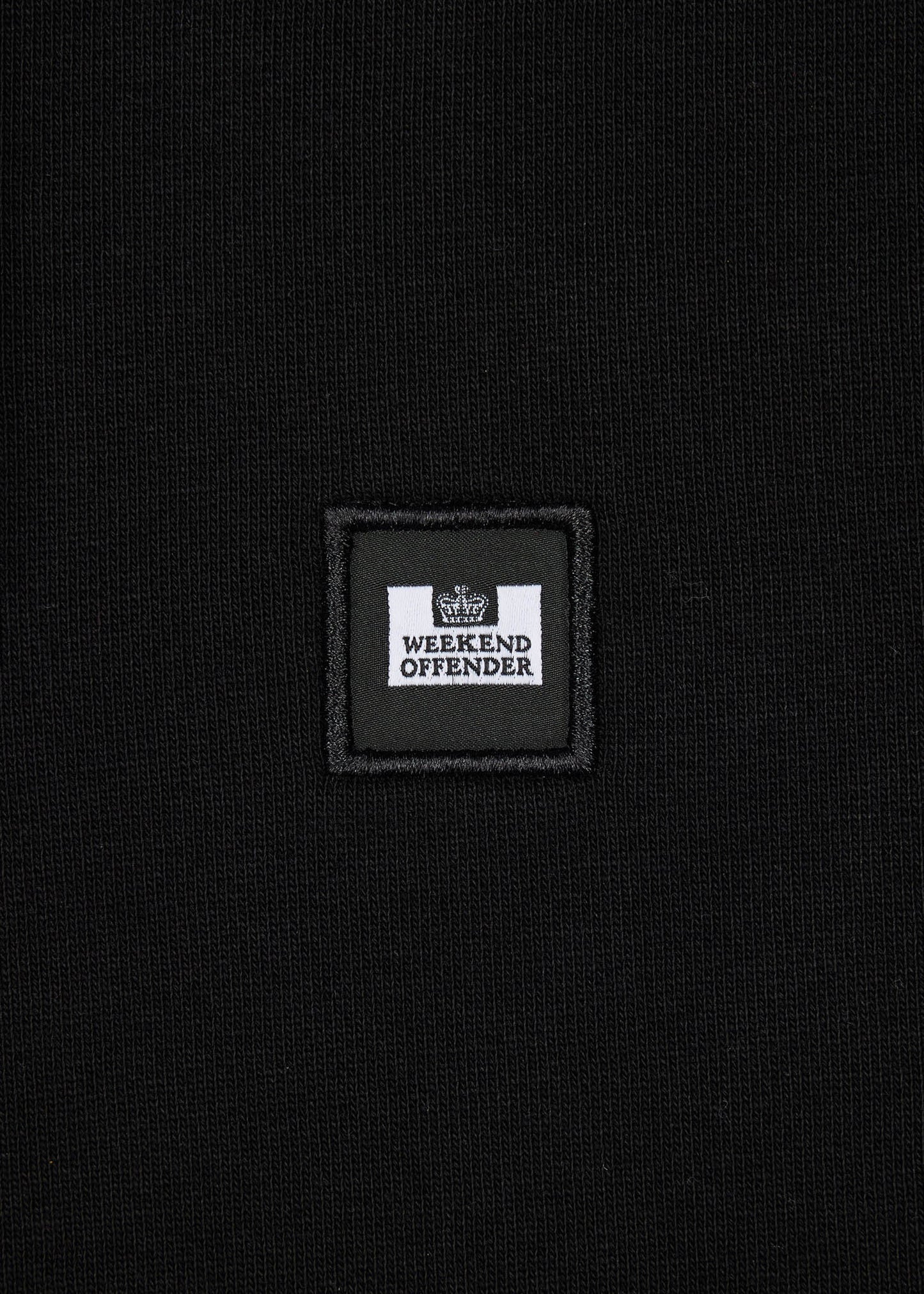 Weekend Offender Hoodies  Ribbe - black 