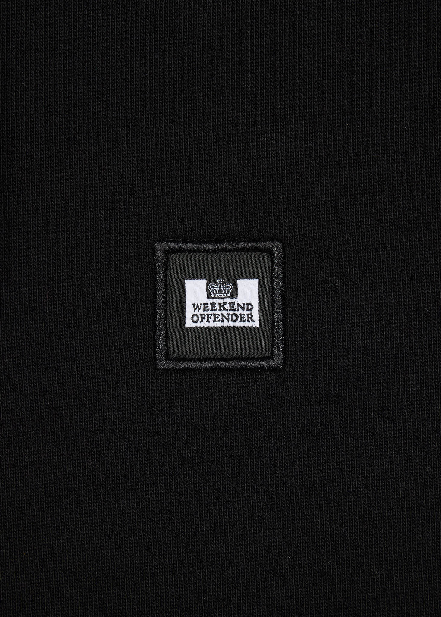 Weekend Offender Hoodies  Ribbe - black 