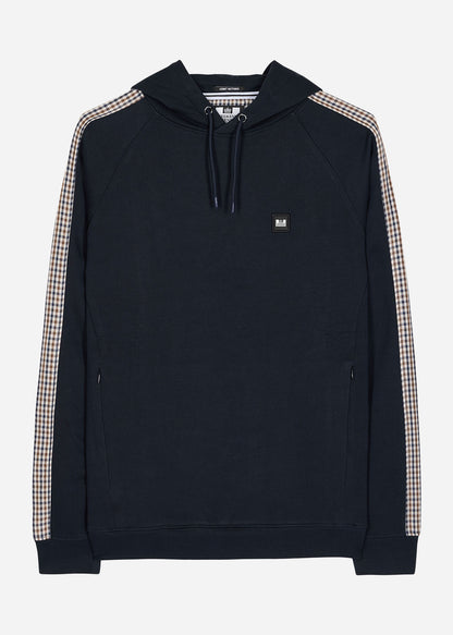 Weekend Offender Hoodies  Lo sung - navy house check 