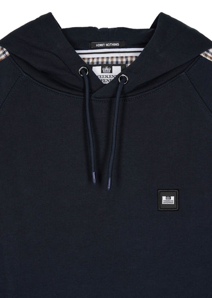 Weekend Offender Hoodies  Lo sung - navy house check 