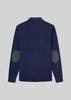 Hackett London Longsleeve Polo's  Heritage logo rugby - navy 