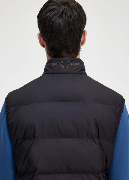 Fred Perry Bodywarmers  Insulated gilet - black 