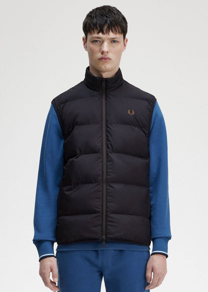 Fred Perry Bodywarmers  Insulated gilet - black 