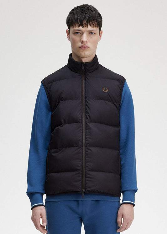 Insulated gilet - black