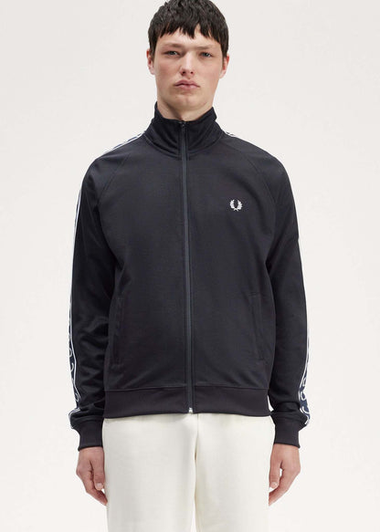 Fred Perry Vesten  Contrast tape track jacket - navy navy 