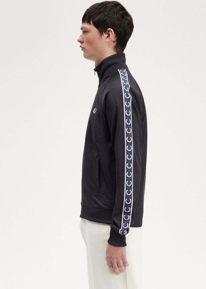 Fred Perry Vesten  Contrast tape track jacket - navy navy 