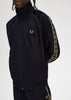 Fred Perry Jassen Contrast taped track jacket - navy honeycomb