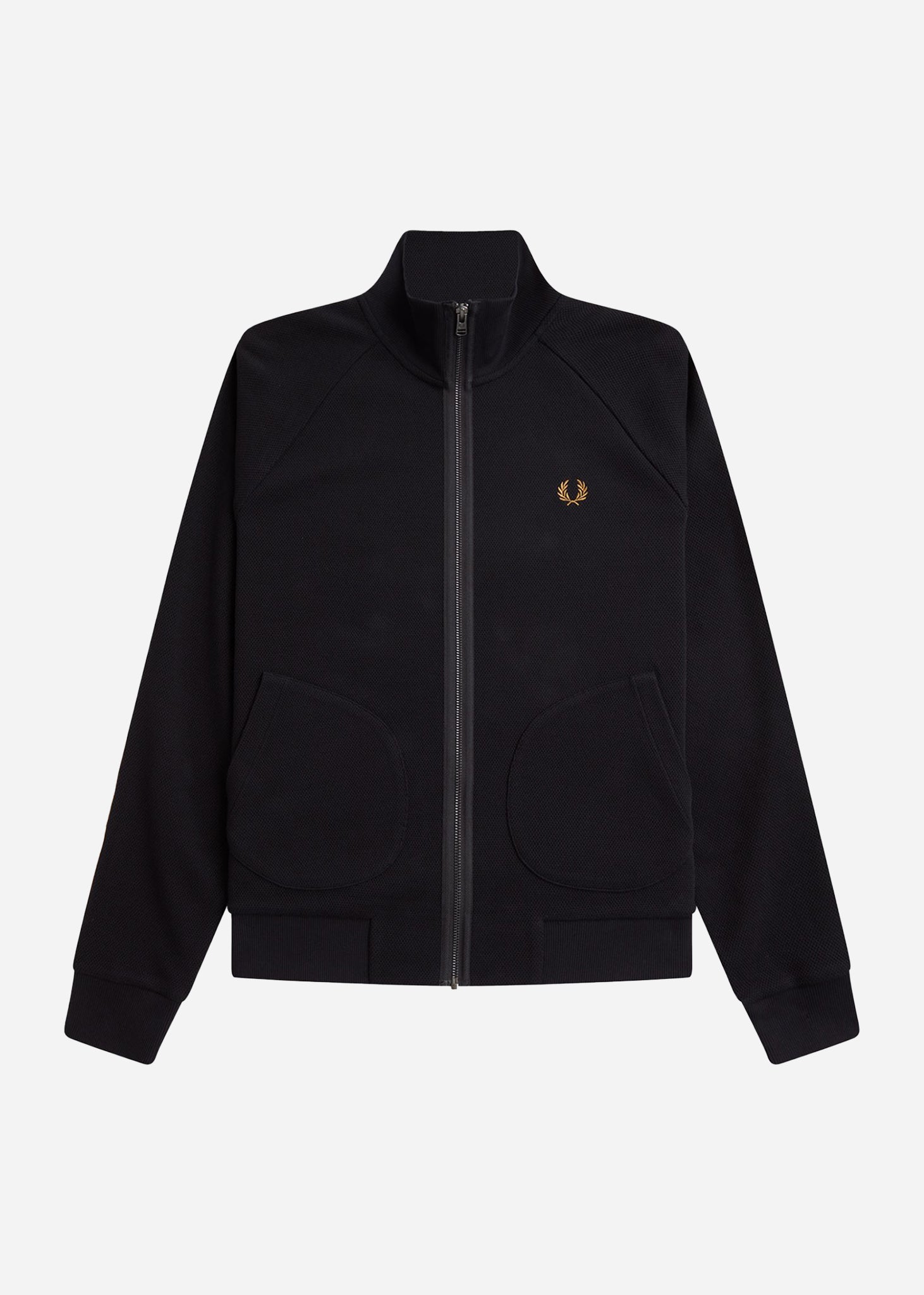 Fred Perry Vesten  Chequerboard tape jacket - black 