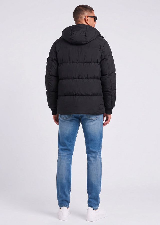 Weekend Offender Jassen Dam jacket with facemask - black
