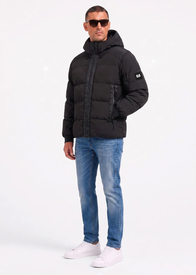 Weekend Offender Jassen Dam jacket with facemask - black