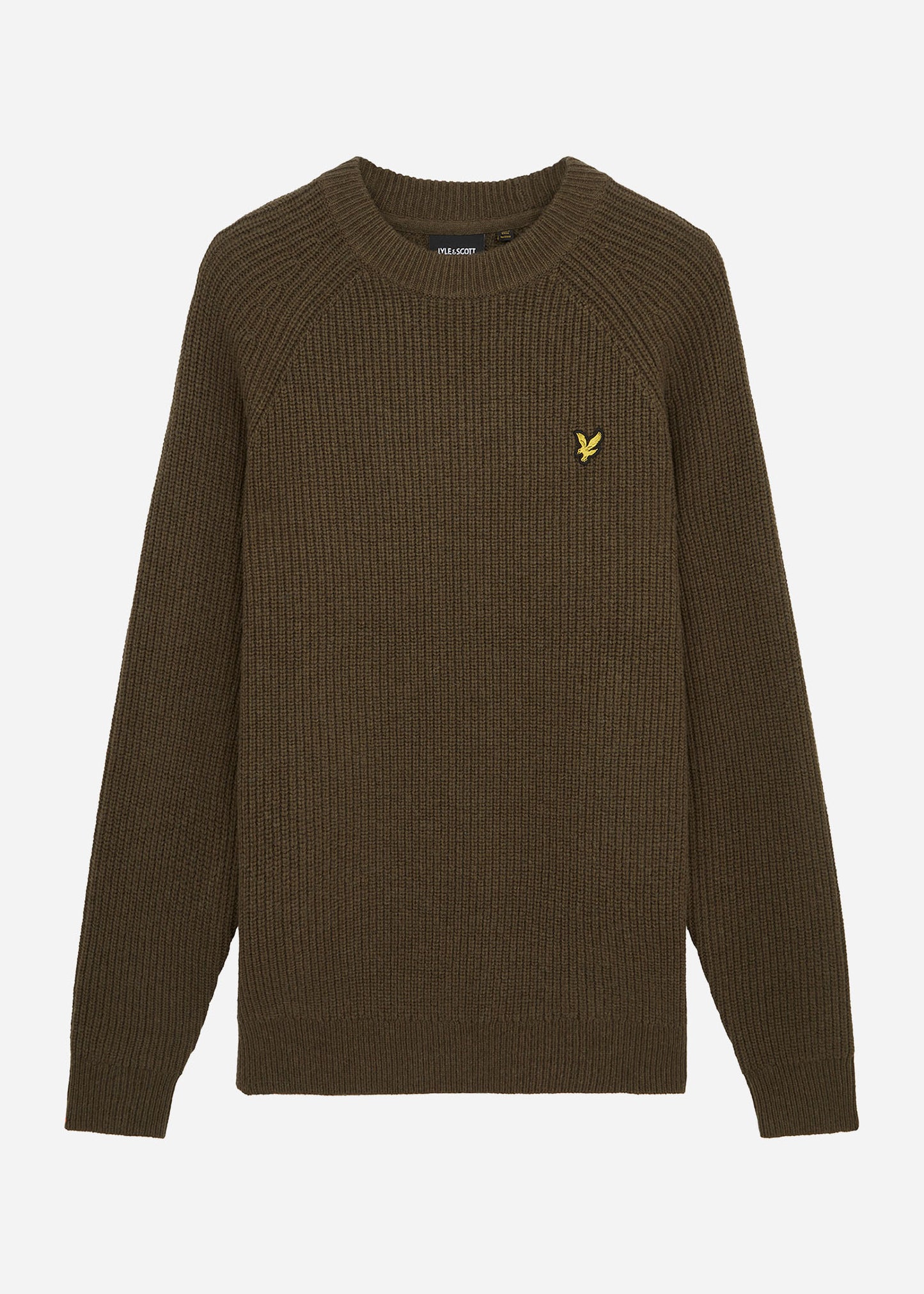 Lyle & Scott Truien  Shaker stitch mock neck - olive 