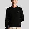 Lyle & Scott Truien  Grid knit crew neck jumper - jet black