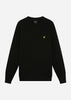 Lyle & Scott Truien  Grid knit crew neck jumper - jet black 