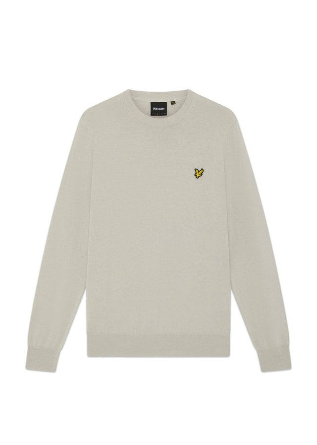 Lyle & Scott Truien Cotton merino crew neck jumper - cove