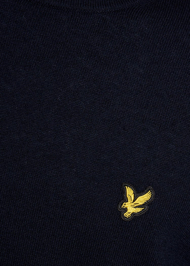 Lyle & Scott Truien Cotton merino crew neck jumper - dark navy