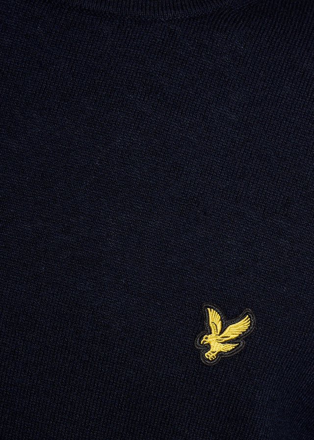 Lyle & Scott Truien Cotton merino crew neck jumper - dark navy
