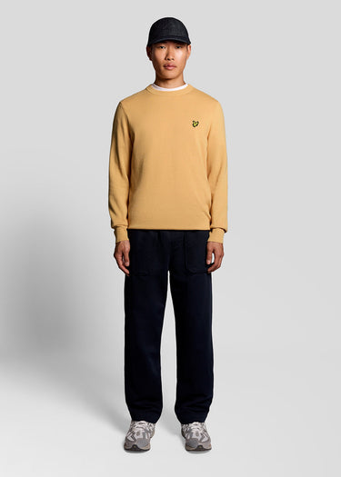 Lyle Scott Truien Cotton crew neck jumper - honeycomb