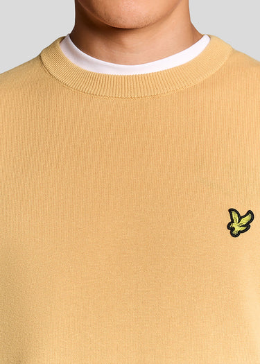 Lyle Scott Truien Cotton crew neck jumper - honeycomb