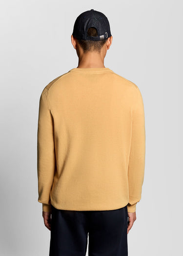 Lyle Scott Truien Cotton crew neck jumper - honeycomb