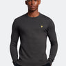 Lyle & Scott Truien  Cotton merino crew jumper - gunmetal