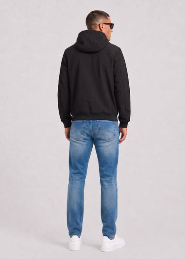 Lyle & Scott Jassen Fleece back softshell jacket - jet black