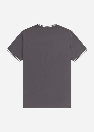 Fred Perry T-shirts Twin tipped t-shirt - anchor grey ecru seagrass