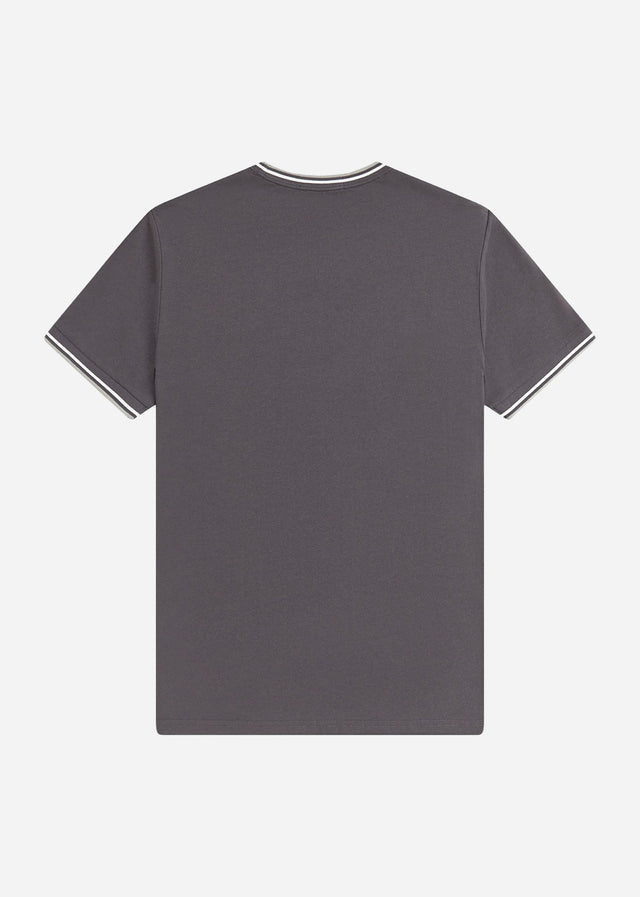 Fred Perry T-shirts Twin tipped t-shirt - anchor grey ecru seagrass