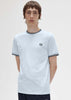 Fred Perry T-shirts  Twin tipped t-shirt - light ice 