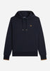 Fred Perry Hoodies  Tipped hooded sweatshirt - navy dark caramel 