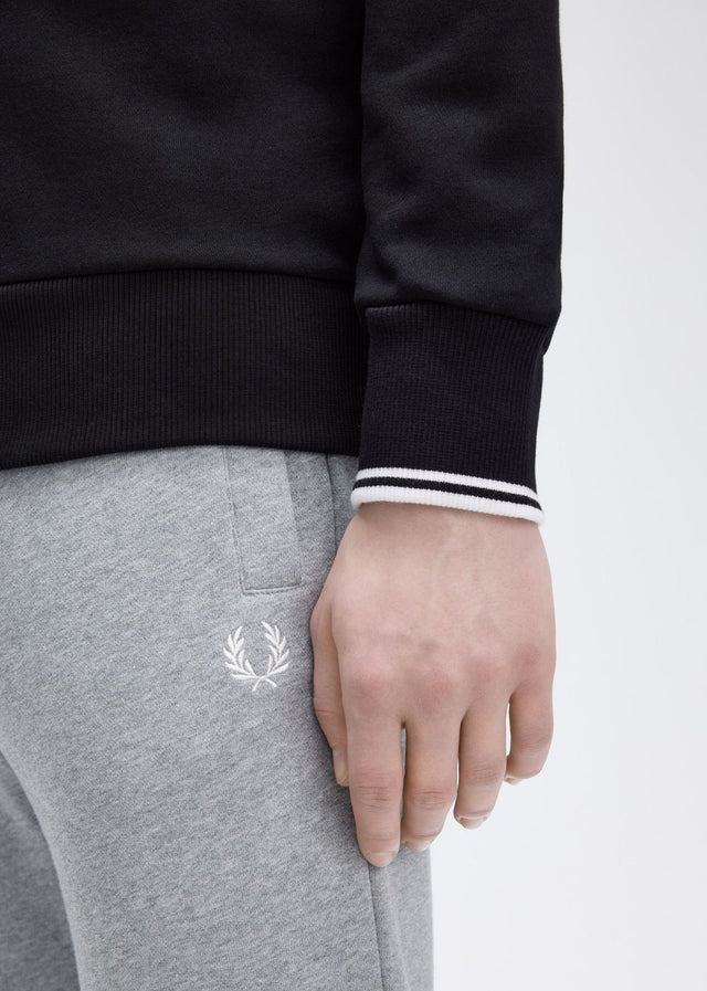 Fred Perry Truien Half zip sweat-shirt - black