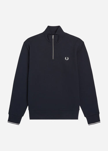 Fred Perry Truien  Half zip sweatshirt - navy 