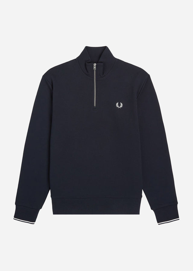 Fred Perry Truien  Half zip sweatshirt - navy 