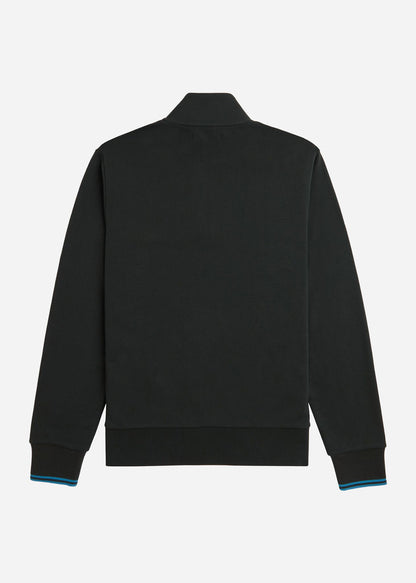 Fred Perry Truien  Half zip sweatshirt - night green runaway bay ocean 