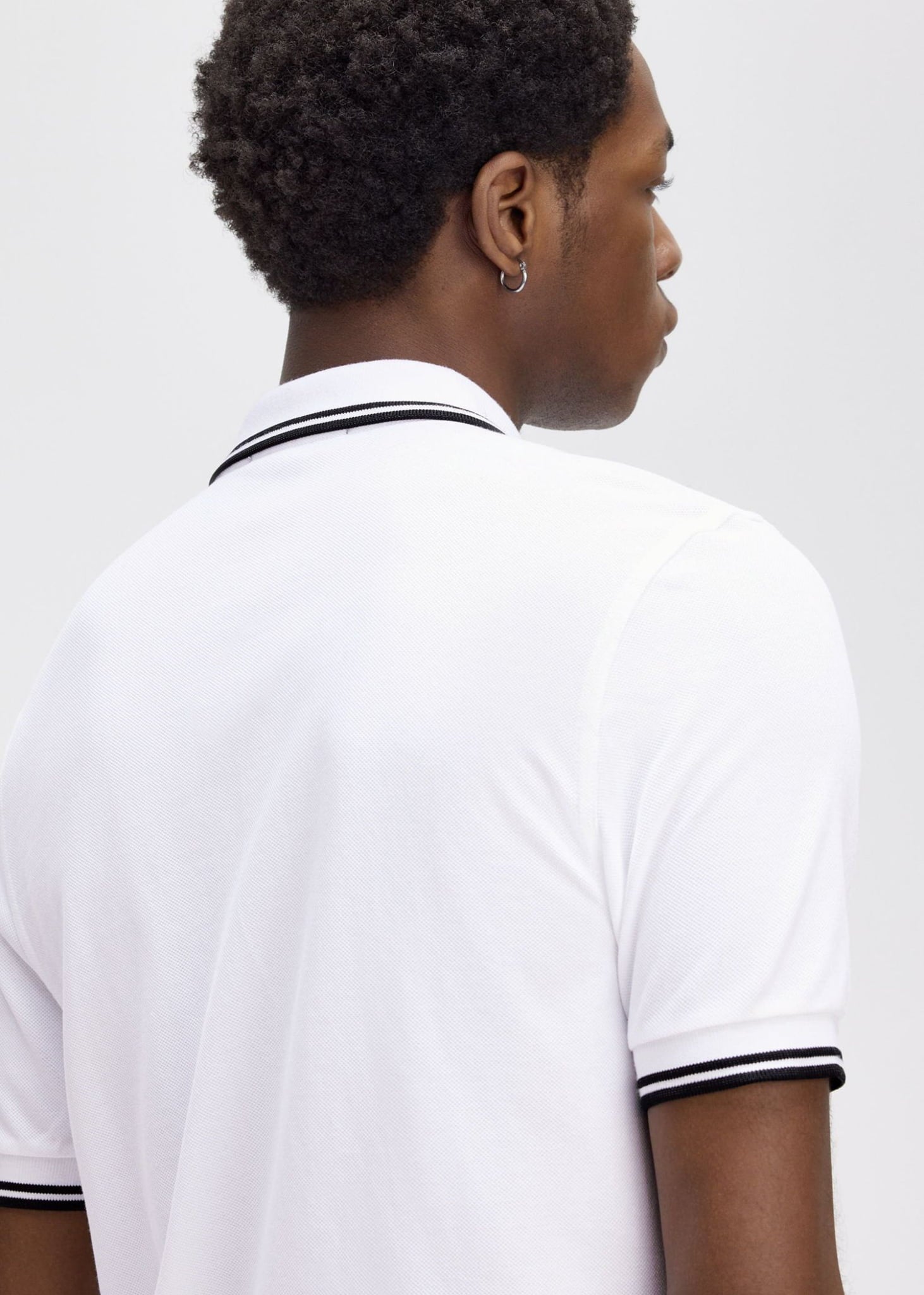 Fred Perry Polo's Twin tipped fred perry polo shirt- white