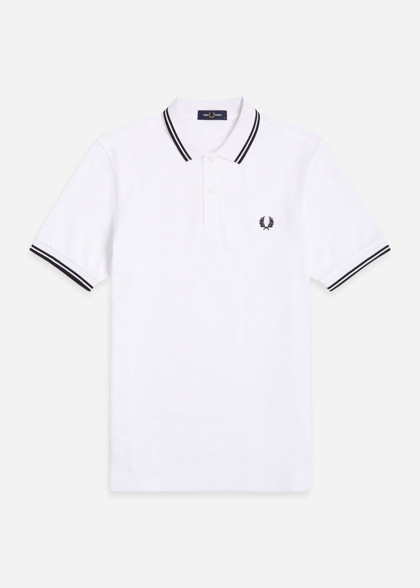 Fred Perry Polo's Twin tipped fred perry polo shirt- white